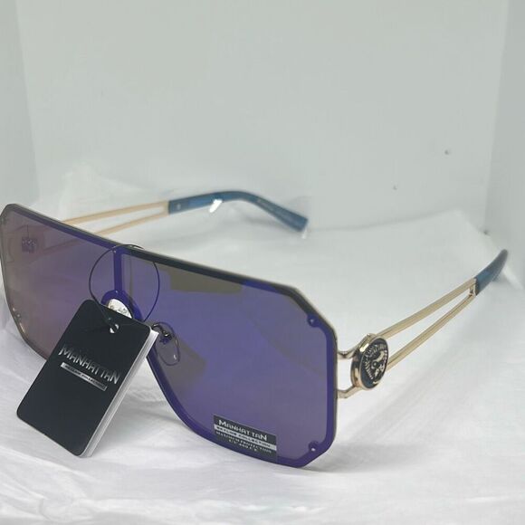 Manhattan Edge Shield Sunglasses – Oversized Fashion Statement - Picture 1 of 3